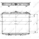 Kühler, Motorkühlung 509533 Kühler, Motorkühlung 509533