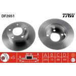 Bremsscheibe Vw T. A100/A6 DF2651