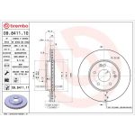 15 481 041 Bremsscheibe VA 09.8411.11 15 481 041 Bremsscheibe VA 09.8411.11