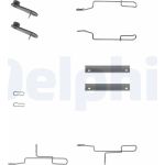 Delphi Bremsbelag-Zubehörsatz LX0168 Delphi Bremsbelag-Zubehörsatz LX0168