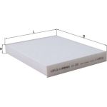 LA 1226 MAHLE Innenraumfilter LA 1226, Partikelfilter, 163 x 209 x 25 mm – u. a. für Kia Soul II (PS) – OE Nummer 97133B2000 - l LA 1226 MAHLE Innenraumfilter LA 1226, Partikelfilter, 163 x 209 x 25 mm – u. a. für Kia Soul II (PS) – OE Nummer 97133B2000 - l