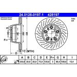 Bremsscheibe Porsche T. 911 01- Le 24.0128-0197.1 Bremsscheibe Porsche T. 911 01- Le 24.0128-0197.1