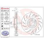 15 481 120 Bremsscheibe VA 09.B747.51 15 481 120 Bremsscheibe VA 09.B747.51