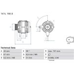 Bosch Lichtmaschine 0 986 085 020 Bosch Lichtmaschine 0 986 085 020