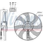 Nissens Kühlerlüfter PKW 85549 Nissens Kühlerlüfter PKW 85549