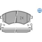 MEYLE Bremsbelagsatz Hyundai Elantra/Lantra/Matrix/Sonata 1,5-2,0 16V 93-10 Mit Sensor 025 217 2517/W MEYLE Bremsbelagsatz Hyundai Elantra/Lantra/Matrix/Sonata 1,5-2,0 16V 93-10 Mit Sensor 025 217 2517/W