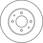 80 481 016 Bremsscheibe VA DF4158 80 481 016 Bremsscheibe VA DF4158