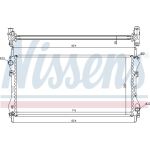 Nissens Wasserkühler PKW 62046A Nissens Wasserkühler PKW 62046A