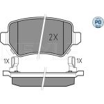 Bremsbelagsatz Opel T. Astra G/Zafira 97- , System: Lucas Girling 025 234 1715/PD Bremsbelagsatz Opel T. Astra G/Zafira 97- , System: Lucas Girling 025 234 1715/PD