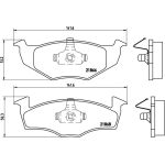 BREMBO Bremsklötze VA P 85 025