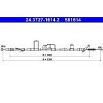 ATE Handbremsseil 24.3727-1614.2 ATE Handbremsseil 24.3727-1614.2