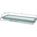 MAHLE Luftfilter LX 2033