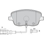 Valeo Bremsbelagsatz 598720 Valeo Bremsbelagsatz 598720