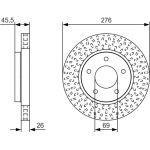 Bosch Bremsscheibe 0 986 479 U40 Bosch Bremsscheibe 0 986 479 U40