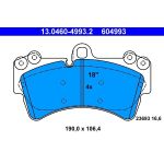 ATE Bremsbelagsatz Porsche Vorderachse Cayenne 02 13.0460-4993.2 ATE Bremsbelagsatz Porsche Vorderachse Cayenne 02 13.0460-4993.2