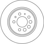 TRW Bremsscheibe DF1674 TRW Bremsscheibe DF1674