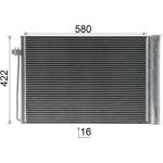 MAHLE Kondensator, Klimaanlage AC 344 000P MAHLE Kondensator, Klimaanlage AC 344 000P