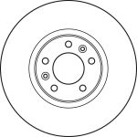 Bremsscheibe Citroen T. C6 DF4971 Bremsscheibe Citroen T. C6 DF4971