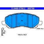 Bremsbelagsatz Mitsubishi P. Asx/Lancer/Outlander 03 13.0460-5760.2 Bremsbelagsatz Mitsubishi P. Asx/Lancer/Outlander 03 13.0460-5760.2