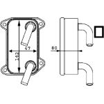 MAHLE Ölkühler, Motoröl CLC 40 000P MAHLE Ölkühler, Motoröl CLC 40 000P