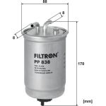FILTRON Kraftstofffilter PP 838 FILTRON Kraftstofffilter PP 838
