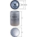 KC 6 MAHLE Kraftstofffilter KC 6, Anschraubfilter, Höhe 117,2 mm – u. a. für Fiat 66, Volvo N10, MAN L2000 – OE Nummer 1774423 - l KC 6 MAHLE Kraftstofffilter KC 6, Anschraubfilter, Höhe 117,2 mm – u. a. für Fiat 66, Volvo N10, MAN L2000 – OE Nummer 1774423 - l