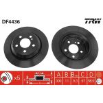 TRW Bremsscheibe Mercedes-Benz W220 98-05 DF4436 TRW Bremsscheibe Mercedes-Benz W220 98-05 DF4436