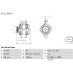 Lichtmaschine 0 986 045 420