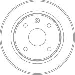 97 481 007 Bremsscheibe VA DF4812 97 481 007 Bremsscheibe VA DF4812