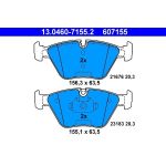 ATE Bremsbelagsatz BMW S. 3/X3/Z4 2.0-3.0 00-11 13.0460-7155.2 ATE Bremsbelagsatz BMW S. 3/X3/Z4 2.0-3.0 00-11 13.0460-7155.2
