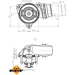 NRF Kühlmittelthermostat 725222 NRF Kühlmittelthermostat 725222