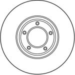 TRW Bremsscheibe DF1645 TRW Bremsscheibe DF1645