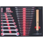 KS TOOLS SCS Schraubenschlüssel- und Hammersatz, metrisch, 31-teilig, Systemeinsatz 1/1 711.3031 KS TOOLS SCS Schraubenschlüssel- und Hammersatz, metrisch, 31-teilig, Systemeinsatz 1/1 711.3031