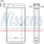 Nissens Heizungskühler PKW 73385 Nissens Heizungskühler PKW 73385
