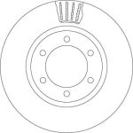 82 481 104 Bremsscheibe VA DF4494 82 481 104 Bremsscheibe VA DF4494