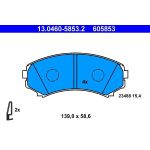 Bremsbelagsatz Mitsubishi P. Grandis/Pajero 2.0-3.2 Di-D 00 13.0460-5853.2 Bremsbelagsatz Mitsubishi P. Grandis/Pajero 2.0-3.2 Di-D 00 13.0460-5853.2