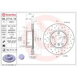 Bremsscheibe VA Xtra 09.C114.1X Bremsscheibe VA Xtra 09.C114.1X