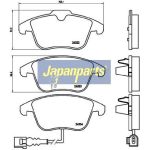 Japanparts Bremsbeläge PA-0929AF Japanparts Bremsbeläge PA-0929AF