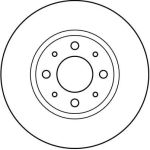 TRW Bremsscheibe DF2621 TRW Bremsscheibe DF2621