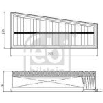 febi Luftfilter 172766 febi Luftfilter 172766