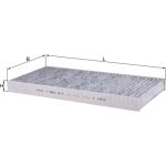 MAHLE Filter, Innenraumluft LAK 78 MAHLE Filter, Innenraumluft LAK 78