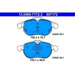 ATE Bremsbelagsatz Opel Vorderachse Signum/Vectra 02 13.0460-7172.2 ATE Bremsbelagsatz Opel Vorderachse Signum/Vectra 02 13.0460-7172.2