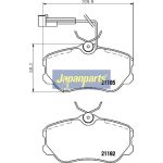 Japanparts Bremsbeläge PA-0218AF Japanparts Bremsbeläge PA-0218AF