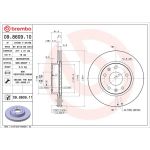 52 481 023 Bremsscheibe VA 09.8609.11 52 481 023 Bremsscheibe VA 09.8609.11
