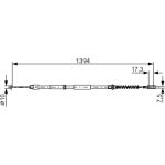 Handbremsseil 1987482033 Handbremsseil 1987482033
