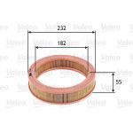 585632 Valeo Luftfilter 585632 585632 Valeo Luftfilter 585632