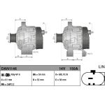 DENSO Generator DAN1146 DENSO Generator DAN1146