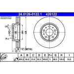 Bremsscheibe Volvo P. S60/S80/V70/Xc70 97 24.0126-0122.1