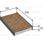 VALEO Innenraumfilter 701025 VALEO Innenraumfilter 701025