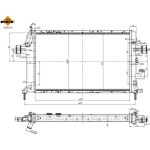 NRF Kühler, Motorkühlung 506616A NRF Kühler, Motorkühlung 506616A